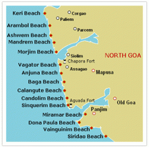 Goa plage nord
