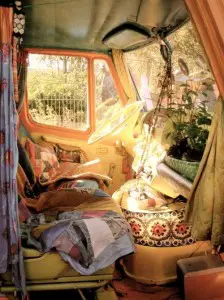 intérieur van de hippie