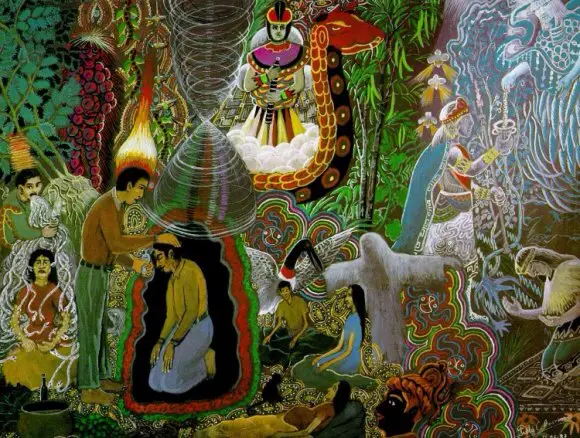Ayahuasca dessin effet psychedelique