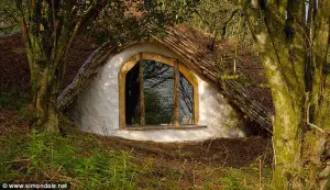 Maison de Hobbit extérieur