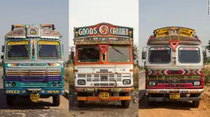 Camion décoré en Inde