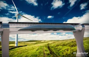 Hyperloop train supersonique