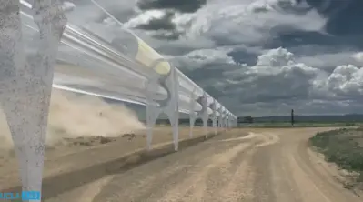 Hyperloop train supersonique technologie