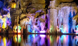 La grotte de la flûte de roseau, Guilin, Chine