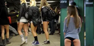Journée sans pantalon dans le métro