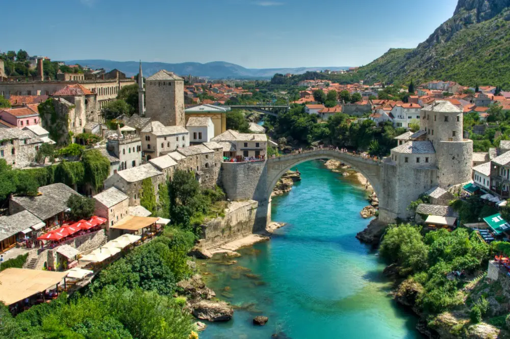 Stari Most, le vieux pont en Bosnie