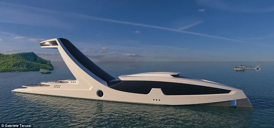 Le concept Shaiddai Yacht bateau