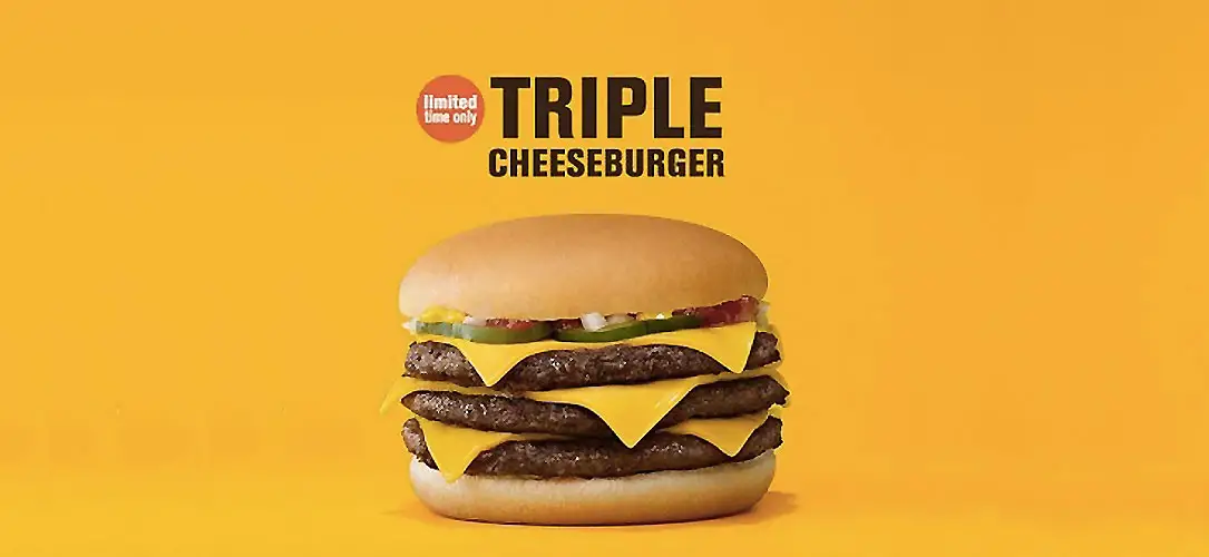triple cheeseburger mcdonald's