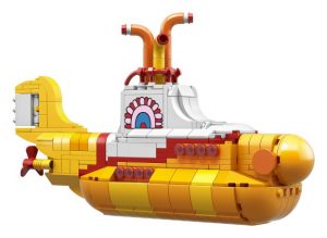 Yellow Submarine des Beatles en jouet lego
