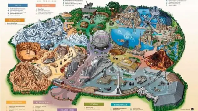 parc d'attraction Star Wars Disney