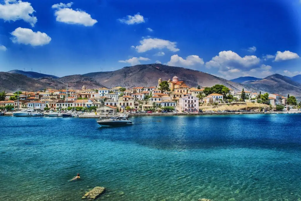 grèce paysage tourisme