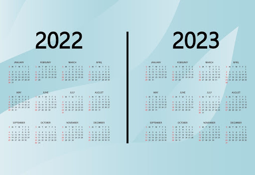 calendrier 2022
